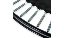 EXIT Dynamiczna trampolina sportowa naziemna ø427cm - czarna