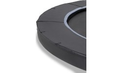 EXIT Dynamiczna trampolina sportowa naziemna ø427cm - czarna