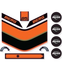 Buzzy 2 w 1 - Zestaw naklejek Retro Green