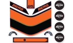 Buzzy 2 w 1 - Zestaw naklejek Retro Green