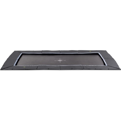 EXIT Dynamiczna trampolina sportowa naziemna 305x519cm - czarna