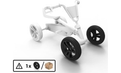 Koło 9x2 - Czarny/czarny przód