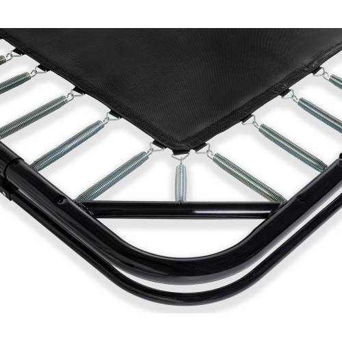 EXIT Dynamiczna trampolina naziemna 305x519cm z płytkami bezpieczeństwa Freezone - czarna