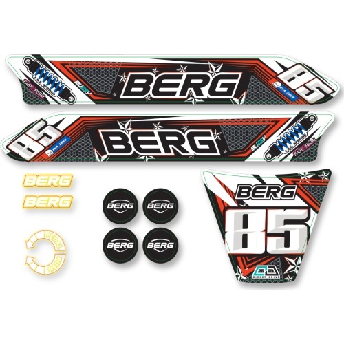 Buzzy 2-in-1 zestaw naklejek Nitro