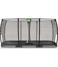 EXIT Allure Classic trampolina ziemna 244x427cm - czarna