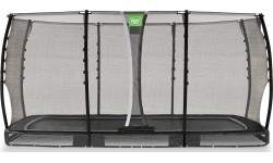 EXIT Allure Classic trampolina ziemna 244x427cm - czarna