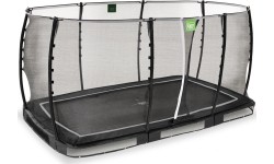 EXIT Allure Classic trampolina ziemna 244x427cm - czarna