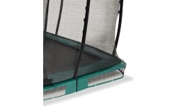 Trampolina gruntowa EXIT Allure Classic 214x366 cm – zielona