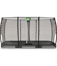 EXIT Allure Classic trampolina ziemna 214x366cm - czarna