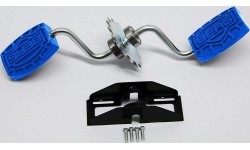 Buzzy - Wał korbowy z pedałami niebieski