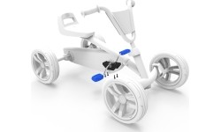 Buzzy - Wał korbowy z pedałami niebieski