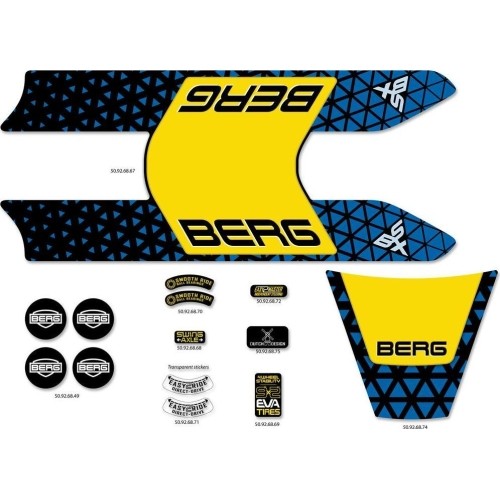 Buzzy - Zestaw naklejek BSX