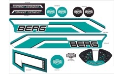 Buzzy - Zestaw naklejek Wyścigi