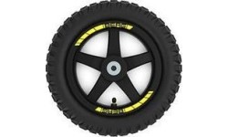 Koło czarne 12.5x2.25-8 all terrain (Cross)