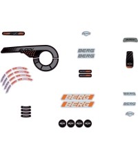 Buddy 2.0 - Zestaw naklejek Grafitowy