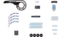 Buddy 2.0 - Zestaw naklejek niebieski