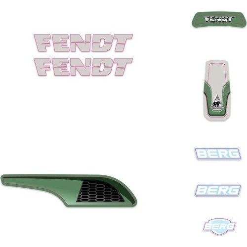 BERG Buddy 2.0 zestaw naklejek Fendt
