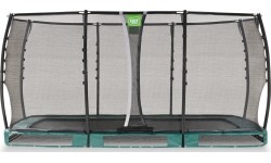 EXIT Allure Premium trampolina ziemna 244x427cm - zielona