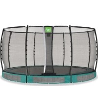 EXIT Allure Premium trampolina ziemna ø427cm - zielona
