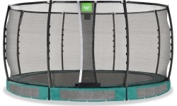 EXIT Allure Premium trampolina ziemna ø427cm - zielona