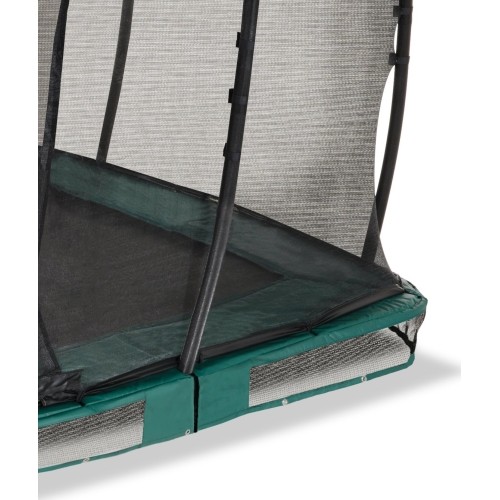 Trampolina naziemna EXIT Allure Premium 214x366 cm, zielona