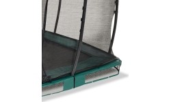 EXIT Allure Premium trampolina ziemna 214x366cm - zielona