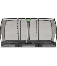 EXIT Allure Premium trampolina ziemna 244x427cm - czarna