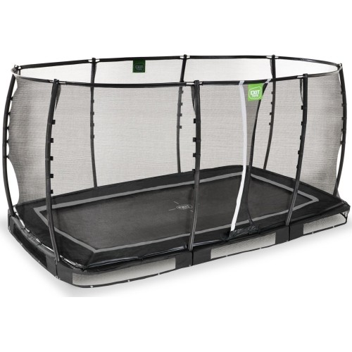 EXIT Allure Premium trampolina ziemna 244x427cm - czarna