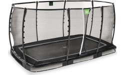 EXIT Allure Premium trampolina ziemna 244x427cm - czarna