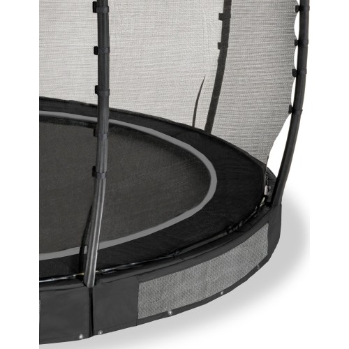 Trampolina gruntowa EXIT Allure Premium ø427 cm, czarna
