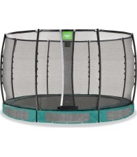Trampolina gruntowa EXIT Allure Premium ø366 cm, zielona