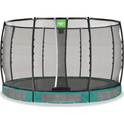 Trampolina gruntowa EXIT Allure Premium ø366 cm, zielona