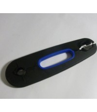 Buddy - osłona łańcucha czarna/niebieska