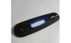 Buddy - osłona łańcucha czarna/niebieska