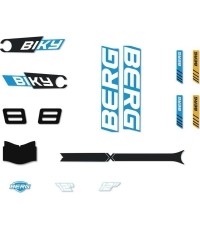 Rowery - Zestaw naklejek Cross Blue Hamulec ręczny