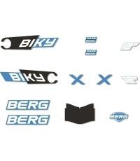 Rowery - Zestaw naklejek City Blue Hamulec ręczny