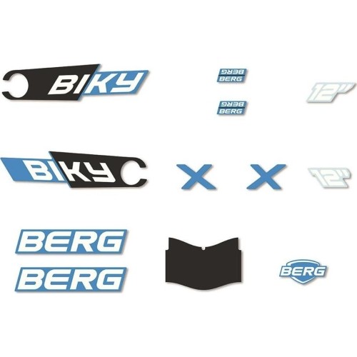Biky – zestaw naklejek City Blue, hamulec ręczny