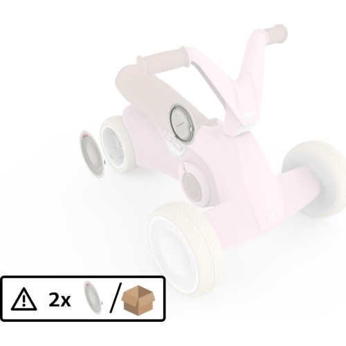 BERG GO² Retro Pink – osłona tylnego koła (2 szt.)