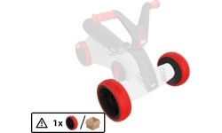 BERG GO² SparX Red - przednie koło