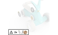 BERG GO² Mint - osłona tylnego koła (2x)