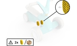 BERG GO² Mint - Pedał (2x)