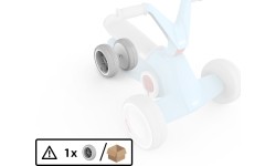 BERG GO² Blue - tylne koło