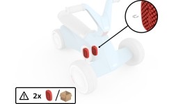 BERG GO² Blue - Pedał (2x)