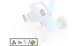 BERG GO² Blue - osłona tylnego koła (2x)
