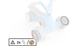 BERG GO² Blue - Osłona przedniego koła (2x)