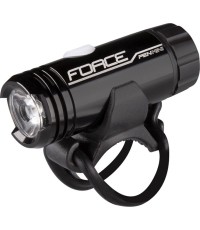 Lampka przednia FORCE PEN MINI 150LM USB mini (czarna)