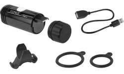 Lampka przednia FORCE PEN MINI 150LM USB mini (czarna)