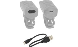 Lampka przednia FORCE Dot 300LM USB (czarna)