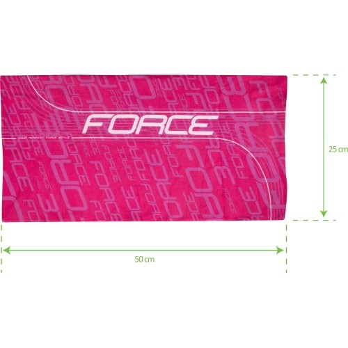 Wielofunkcyjny szalik FORCE Summer UNI (różowy)