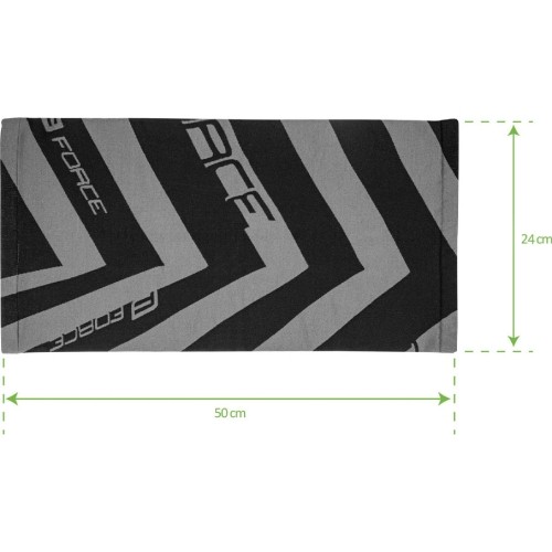 Szalik zimowy FORCE ARROW (czarny/szary)